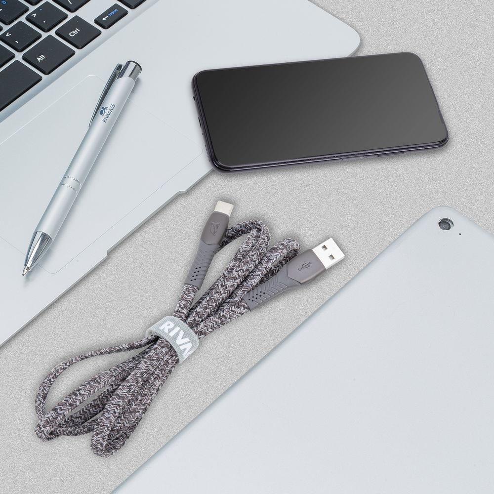 CABLE USB-C TO USB2.0 1.2M/GREY PS6102 GR12 RIVACASE - Image 10