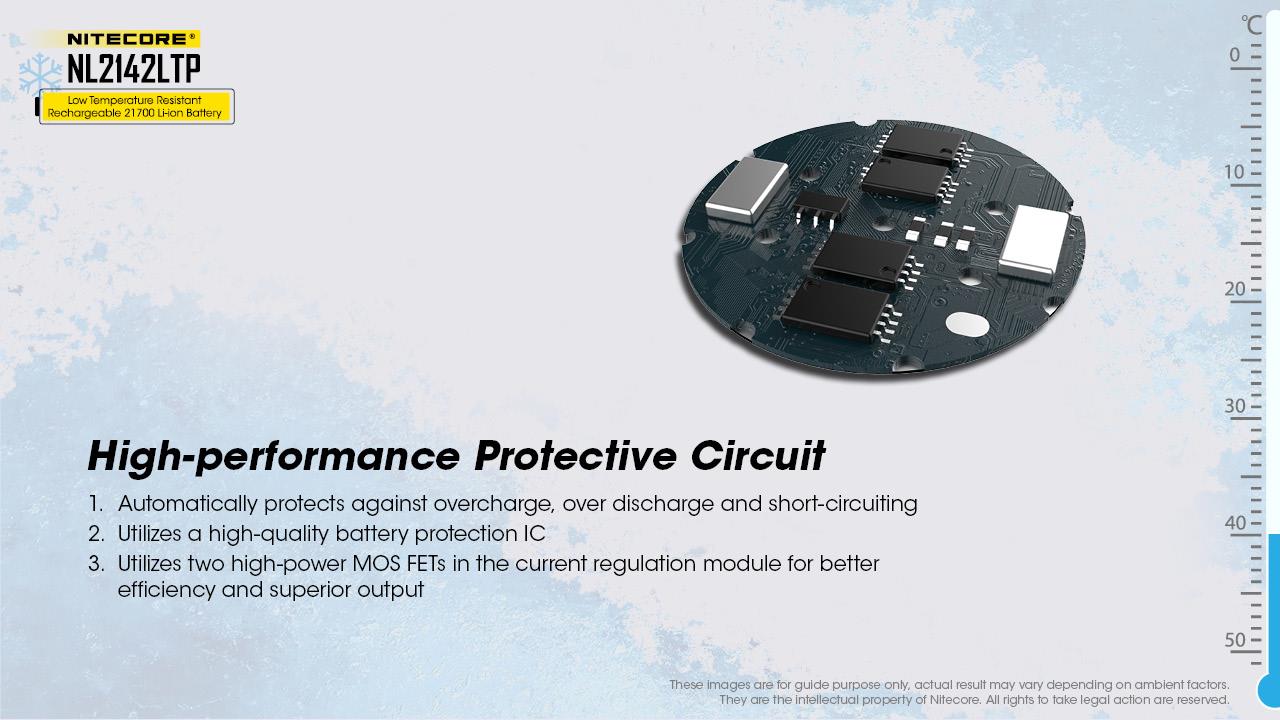 BATTERY RECH. 21700 4200MAH/NL2142LTP NITECORE - Image 6