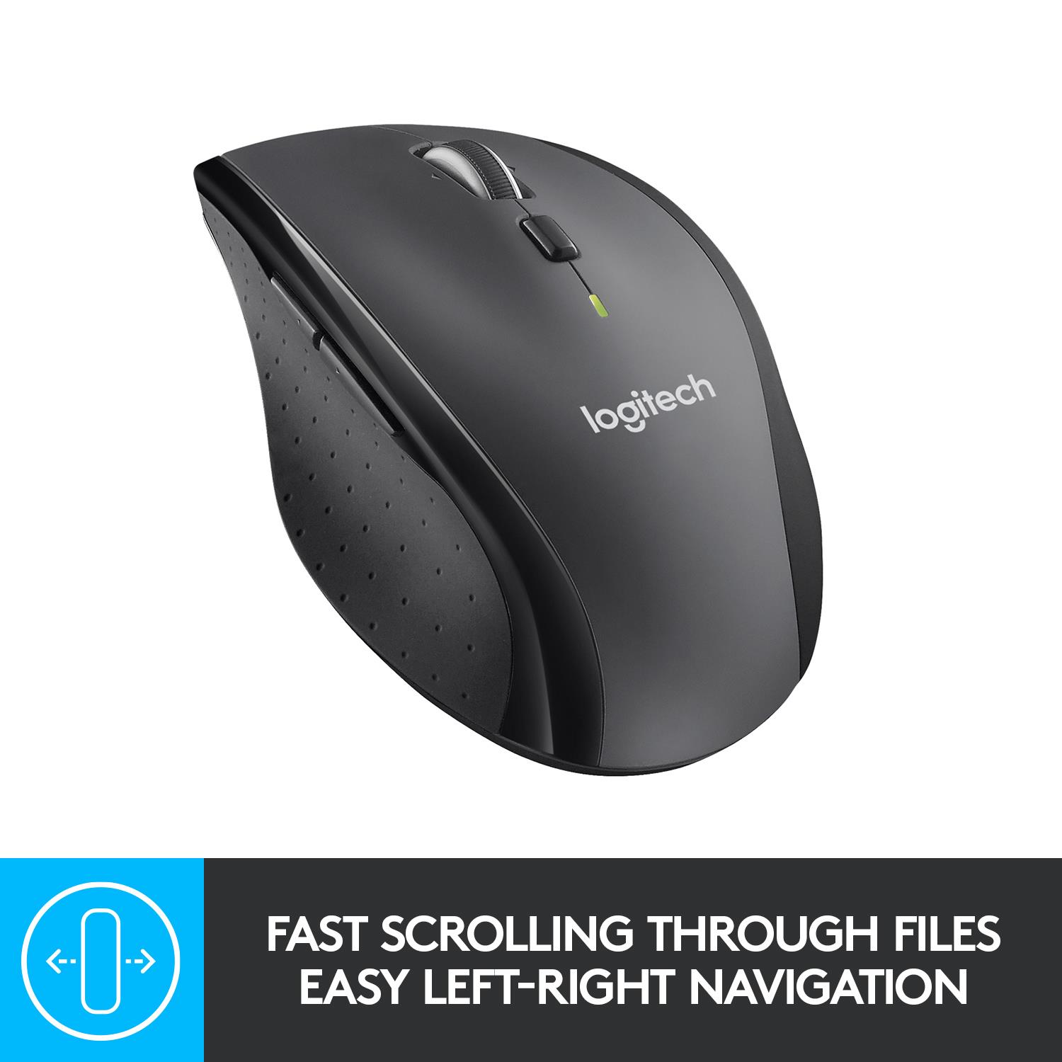 MOUSE USB LASER WRL M705/BLACK 910-001949 LOGITECH - Image 32