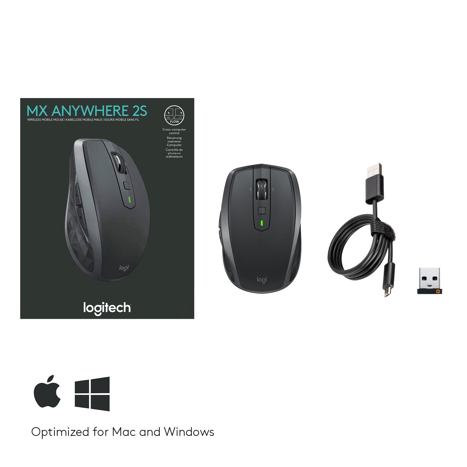 MOUSE USB LASER WRL MX/ANYWHERE2S 910-005153 LOGITECH - Image 9