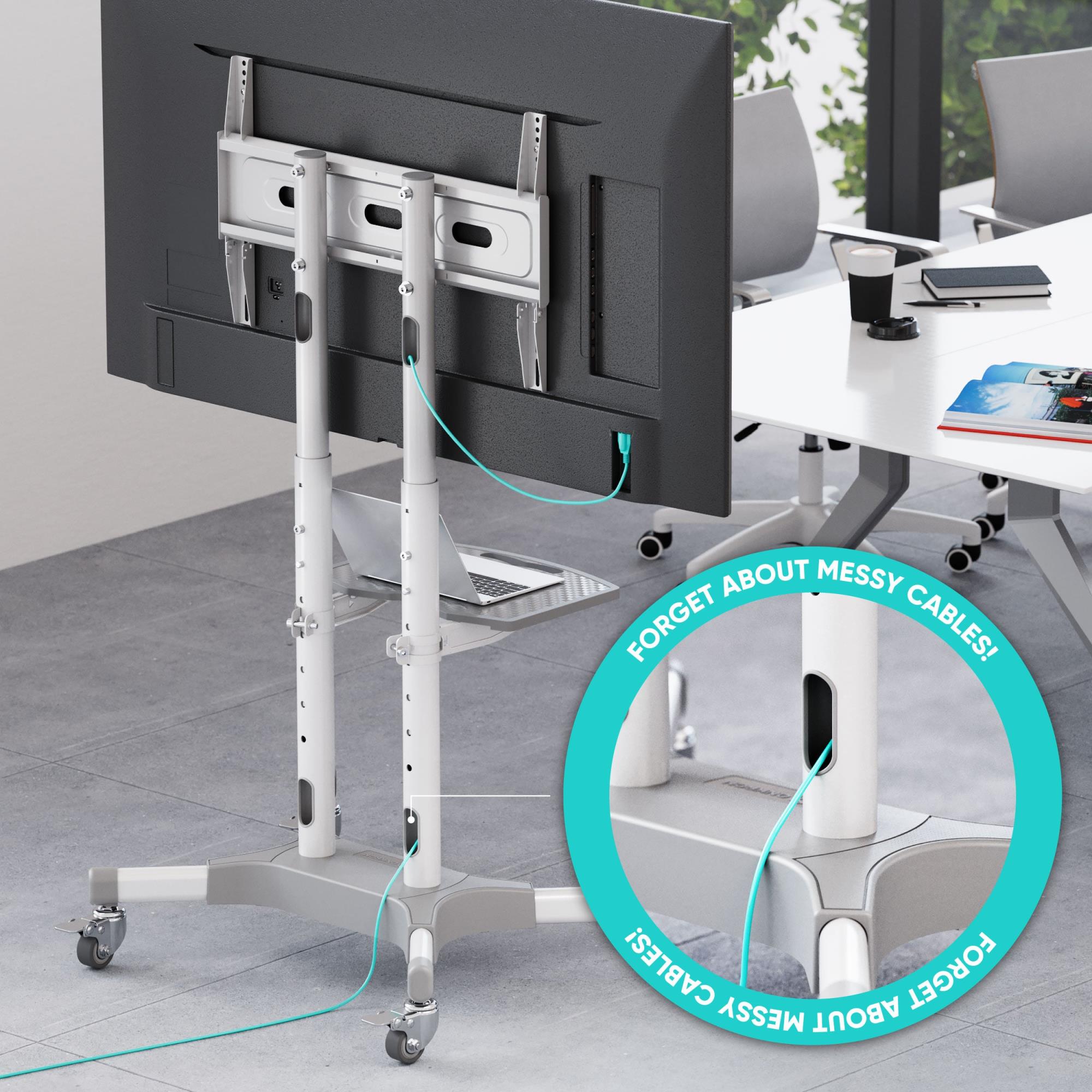 TV SET ACC MOBILE STAND/32-65"/WHITE TS1351-W ONKRON - Image 7