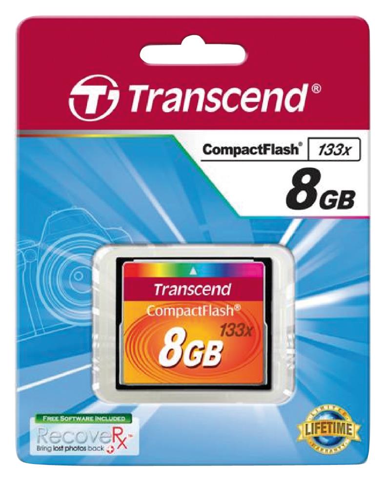 MEMORY COMPACT FLASH 8GB/133X TS8GCF133 TRANSCEND - Image 12