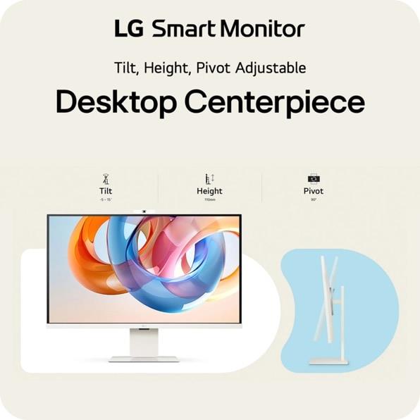 LCD Monitor LG 32U850SA-W 31.5" 4K Panel IPS 3840x2160 16:9 60Hz 5 ms Colour White 32U850SA-W - Image 17