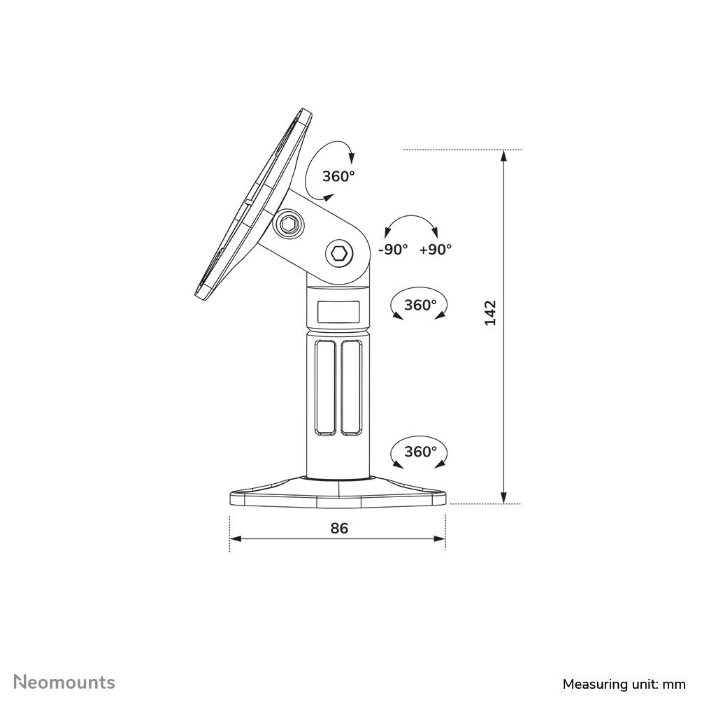 SPEAKER ACC MOUNT BLACK/SPEAKER-W100BLACK NEOMOUNTS - Image 13