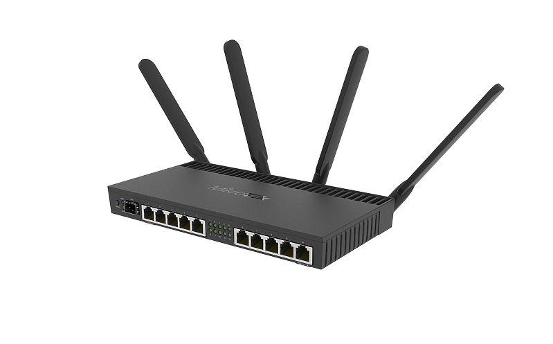 Wireless Router MIKROTIK RB4011iGS+5HacQ2HnD-IN Wi-Fi 5 (802.11ac) Data speed 1733 Mbit/s Ethernet LAN Yes RB4011IGS+5HACQ2HND-IN - Image 3