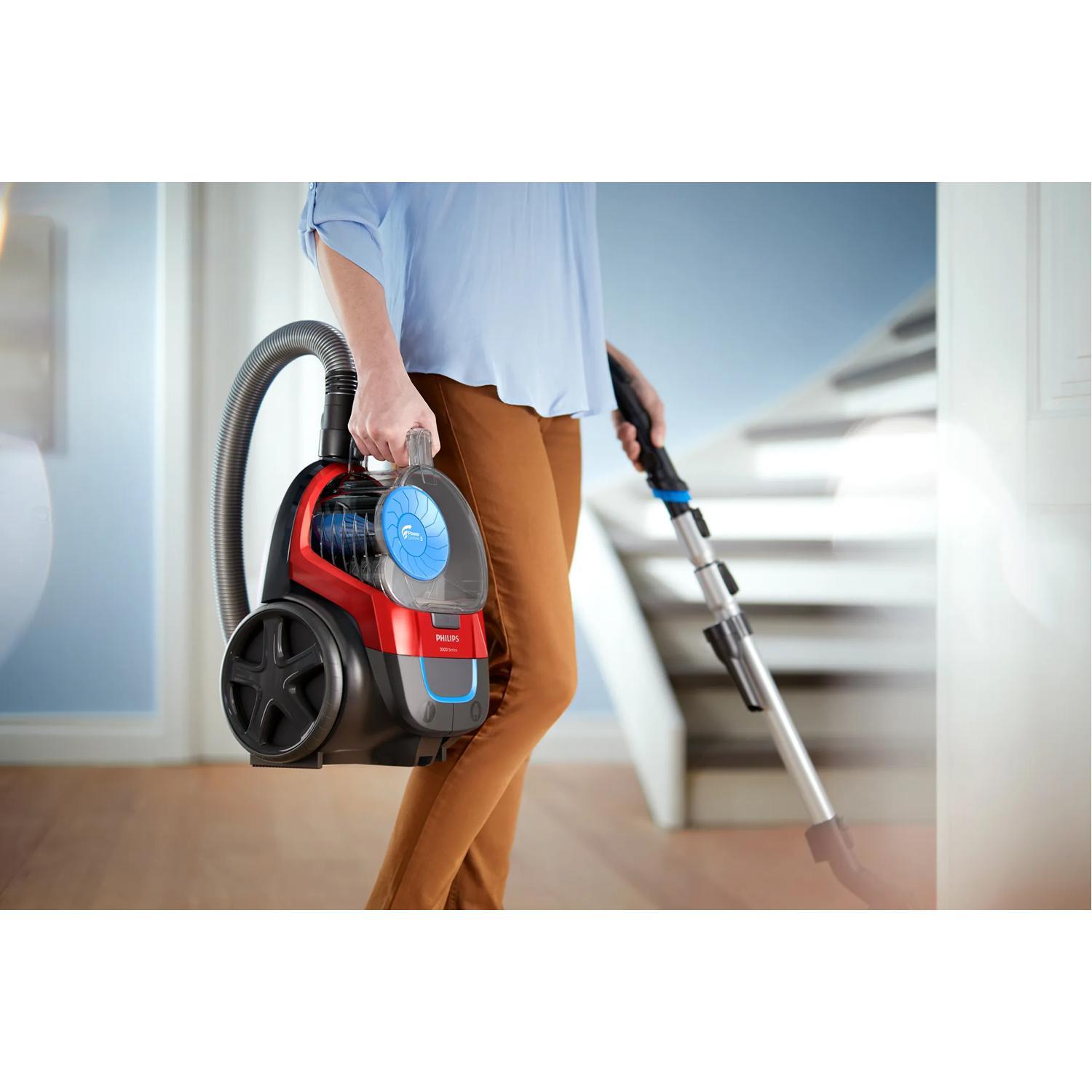 Vacuum Cleaner PHILIPS FC9330/09 Canister/Bagless 900 Watts Capacity 1.5 l Noise 76 dB Black / Red Weight 4.5 kg FC9330/09 - Image 9