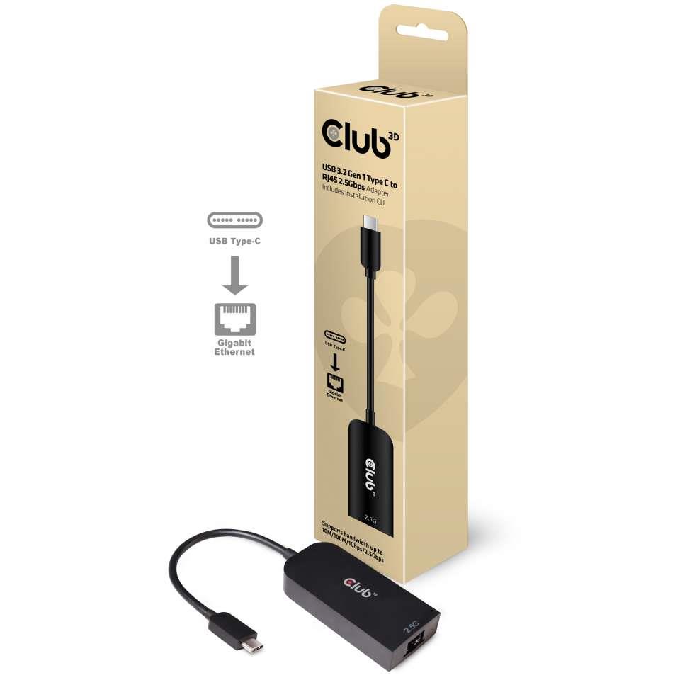 I/O ADAPTER USB3.2 TO RJ45/M/F CAC-1520 CLUB3D - Image 2