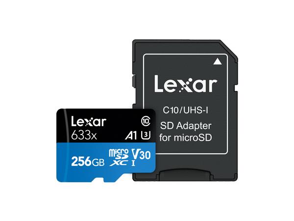 MEMORY MICRO SDXC 256GB UHS-I/W/ADAPTER LSDMI256BB633A LEXAR - Image 4