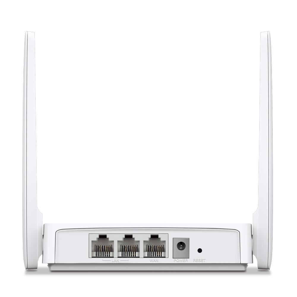 Wireless Router MERCUSYS Wi-Fi 4 (802.11n) Data speed 300 Mbit/s Ethernet WAN Yes WAN connection type RJ-45 Ethernet LAN Yes 3xLAN ports MW302R - Image 6