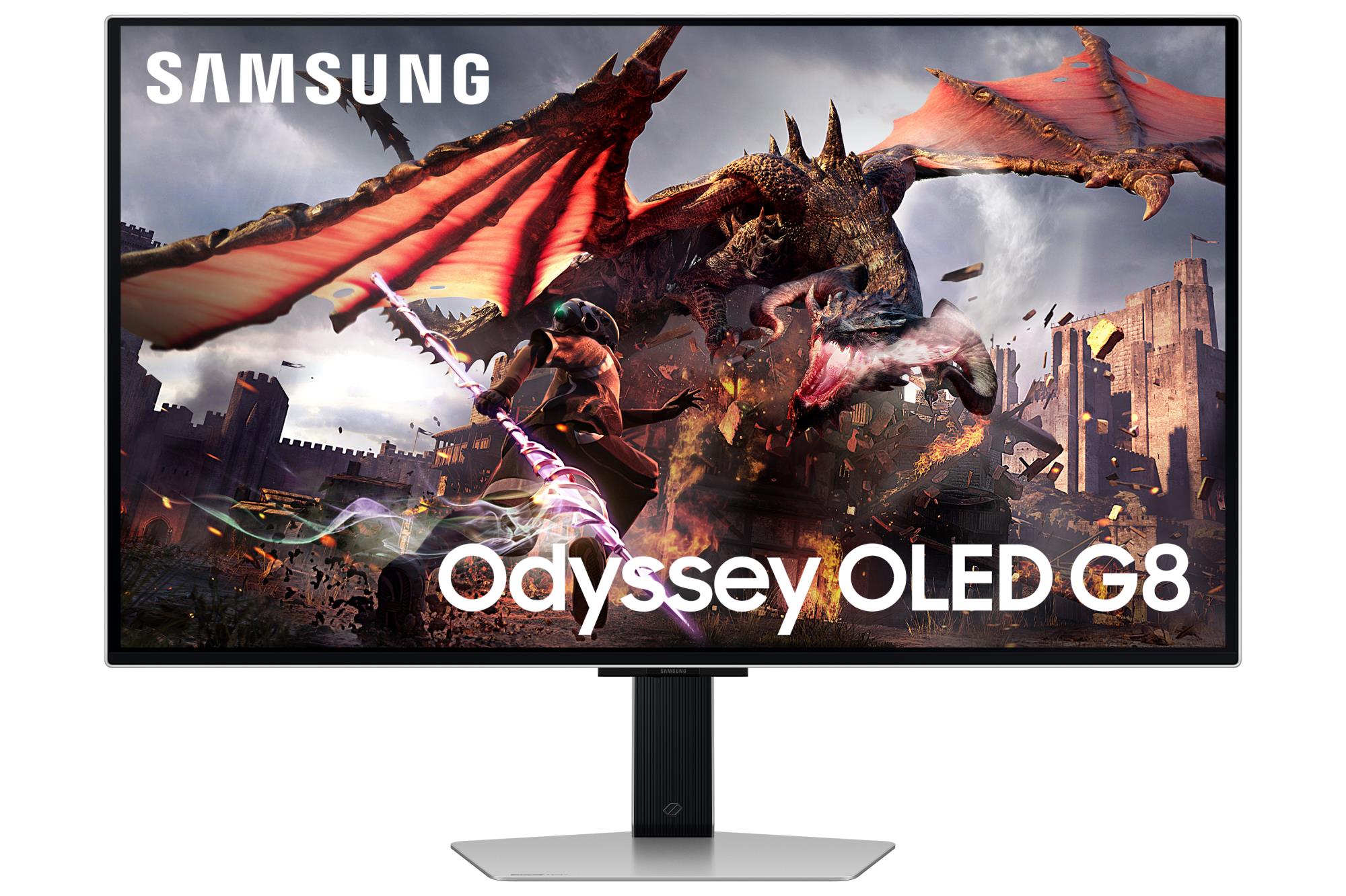 Monitor SAMSUNG 32" Gaming/Smart/4K Panel OLED 3840x2160 16:9 0.03 ms Speakers Swivel Pivot Height adjustable Tilt Colour Silver LS32DG802SUXDU - Image 21