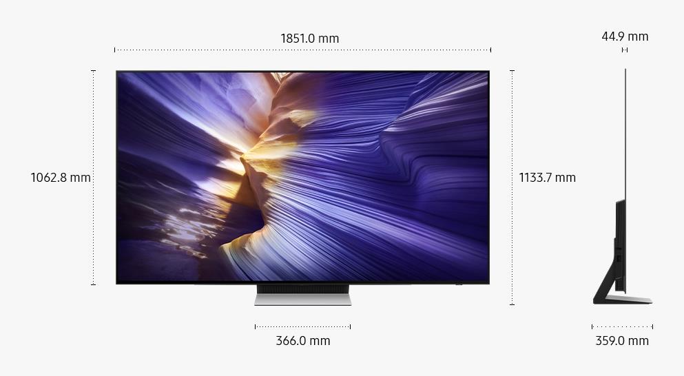 TV Set SAMSUNG 83 " 4K Ultra HD 3840 x 2160 pixels Flat 16:9 OLED QE83S90FAEXXH - Image 11