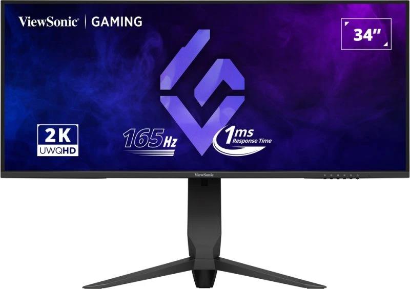 LCD Monitor VIEWSONIC 34" Gaming/21 : 9 Panel VA 3440x1440 21:9 165 Hz Matte 1 ms Swivel Height adjustable Tilt Colour Black VX3480-2K-PRO - Image 3