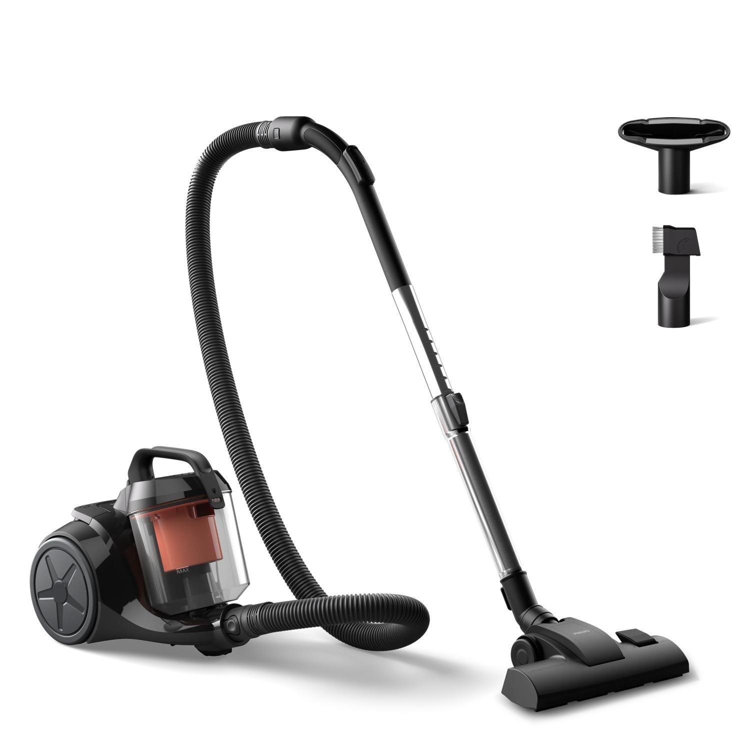 Vacuum Cleaner PHILIPS Input power 800 W Dust capacity 1.3 L Cylinder vacuum Cleaning type Dry Dust container Bagless Colour Black XB1142/10 - Image 3