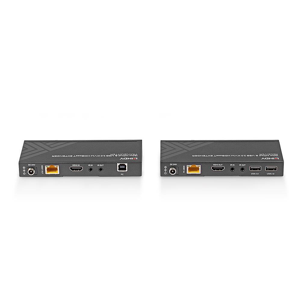 I/O EXTENDER HDMI 150M CAT6/4K60 IRHDBASETKVM 39384 LINDY - Image 2