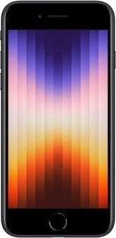 REFURB. PHONE IPHONE SE GEN3/128GB MIDNIGHT A GRADE RED - Image 3