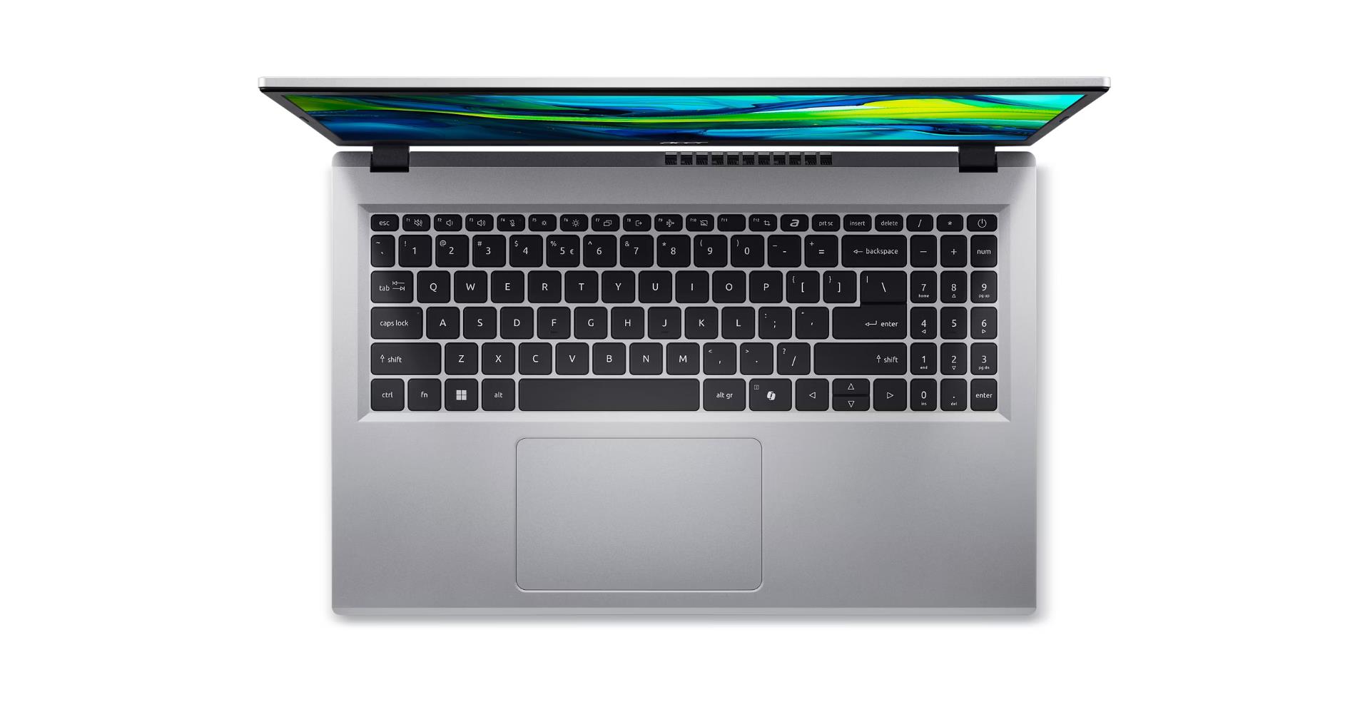 Notebook ACER Aspire Go 15 CPU Intel Core 3 N355 15.6 " 1920 x 1080 pixels RAM 16 GB DDR5-SDRAM SSD 512 GB Discrete graphics Not available On-board graphics Yes Keyboard language English OS installed Windows 11 Home Colour Silver Weight 1.73 kg NX.J46EL.001 - Image 11