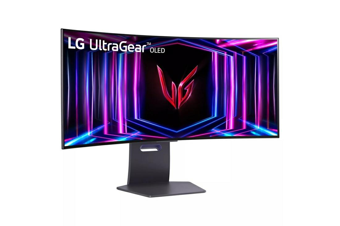 Monitor LG 34GS95QE-B 34" Gaming/Curved Panel OLED 3440x1440 21:9 240Hz Matte 0.03 ms Swivel Height adjustable Tilt Colour Black 34GS95QE-B - Image 2