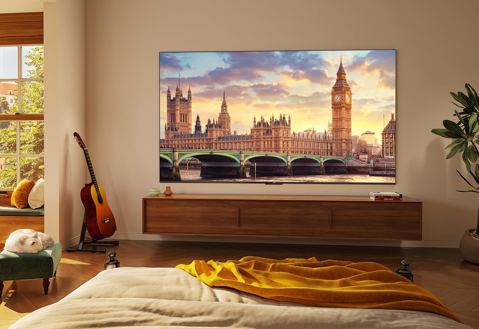TV Set TCL 43" 4K/Smart QLED 3840x2160 Wireless LAN Bluetooth Google TV Black 43C655 - Image 12