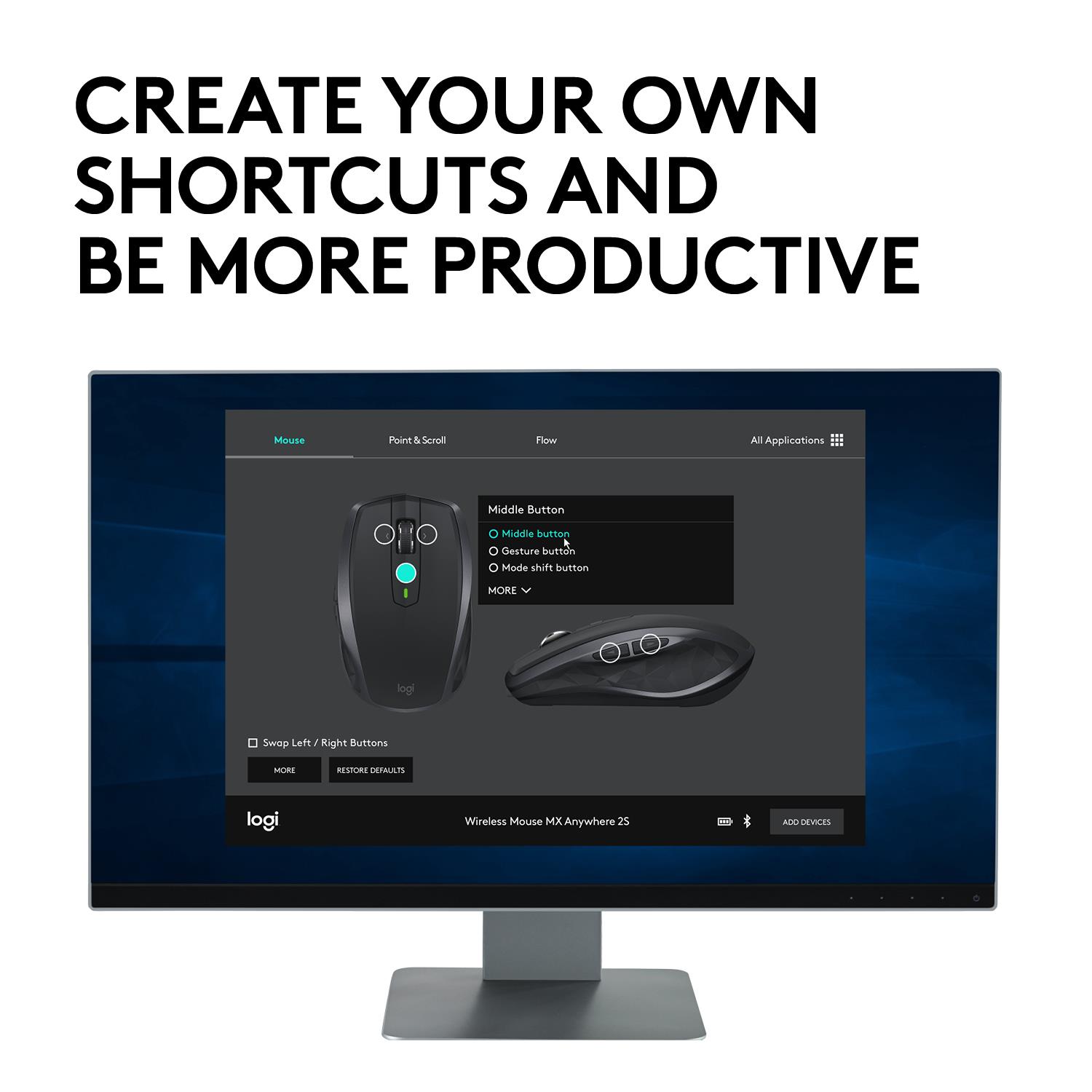 MOUSE USB LASER WRL MX/ANYWHERE2S 910-005153 LOGITECH - Image 10