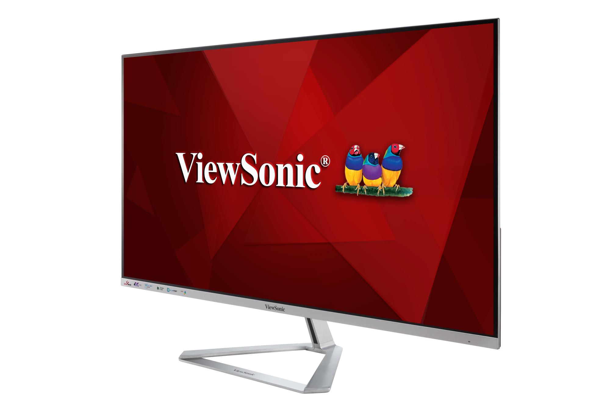 LCD Monitor VIEWSONIC VX3276-4K-mhd 31.5" Business/4K Panel MVA 16:9 8 ms Speakers Tilt Colour Silver VX3276-4K-MHD - Image 4