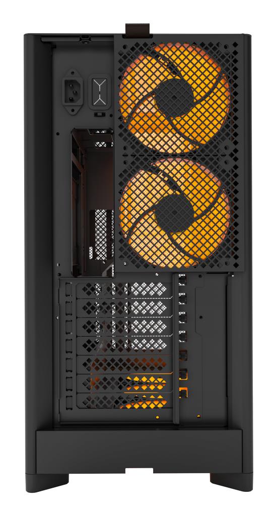Case MONTECH HS01 PRO MidiTower Case product features Removeable HDD basket/Transparent panel Not included ATX MicroATX MiniITX Colour Black HS01PRO(B) - Image 6