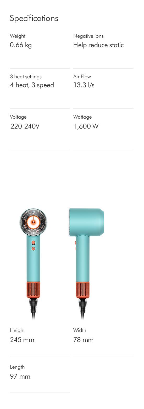 HAIR DRYER SUPERSONIC/HD16 NURAL CER 515276-01 DYSON - Image 36