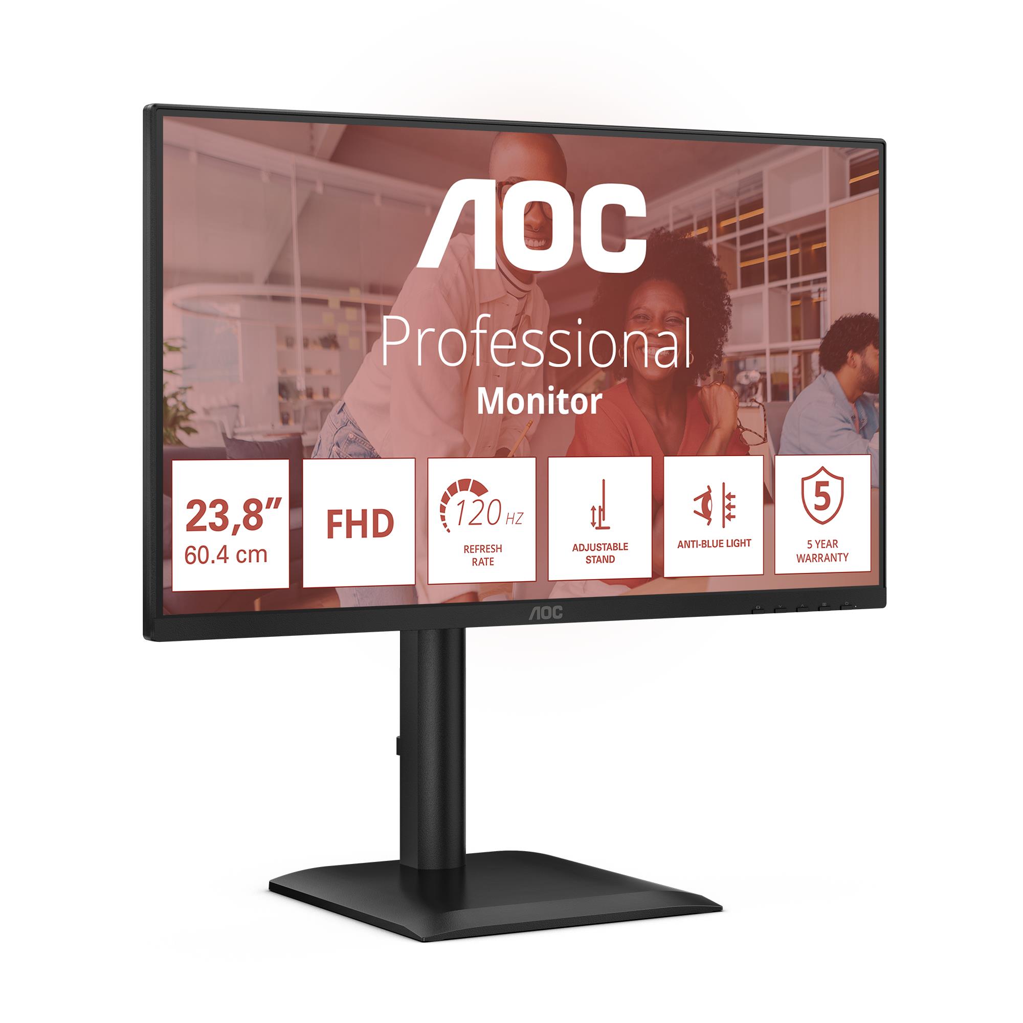 LCD Monitor AOC 60.5 cm (23.8") 1920 x 1080 pixels Full HD Native aspect ratio 16:9 LED Flat 24E4U - Image 29