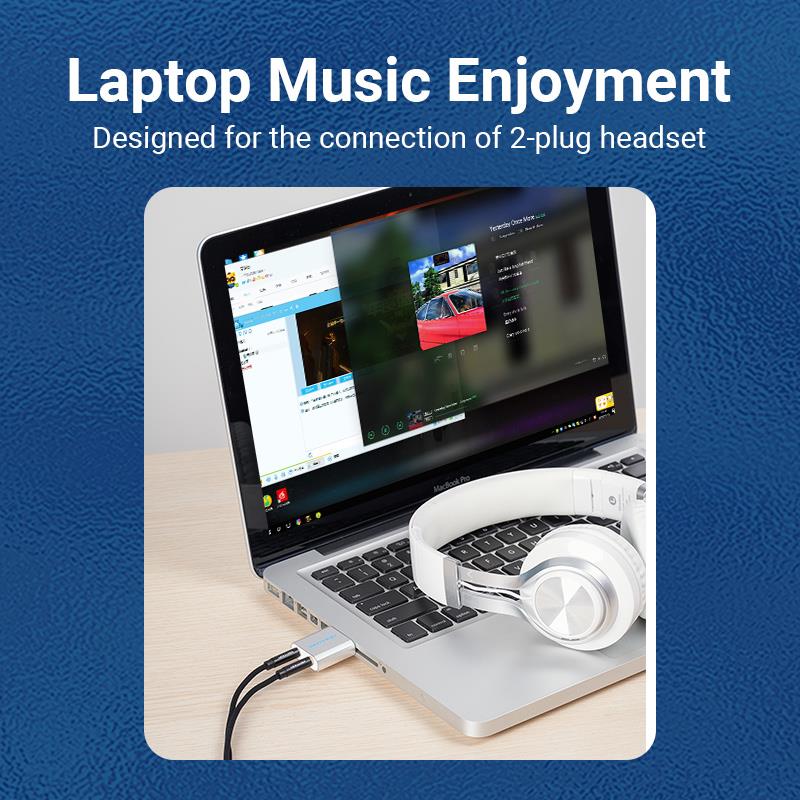 SOUND CARD USB 2-PORT/VAB-S13 VENTION - Image 6