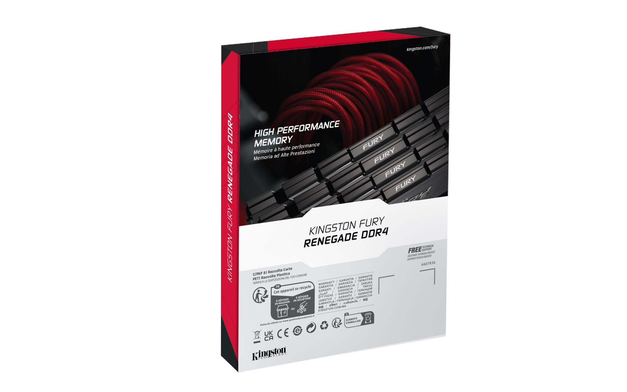 MEMORY DIMM 16GB PC25600 DDR4/K2 KF432C16RB2K2/16 KINGSTON - Image 6
