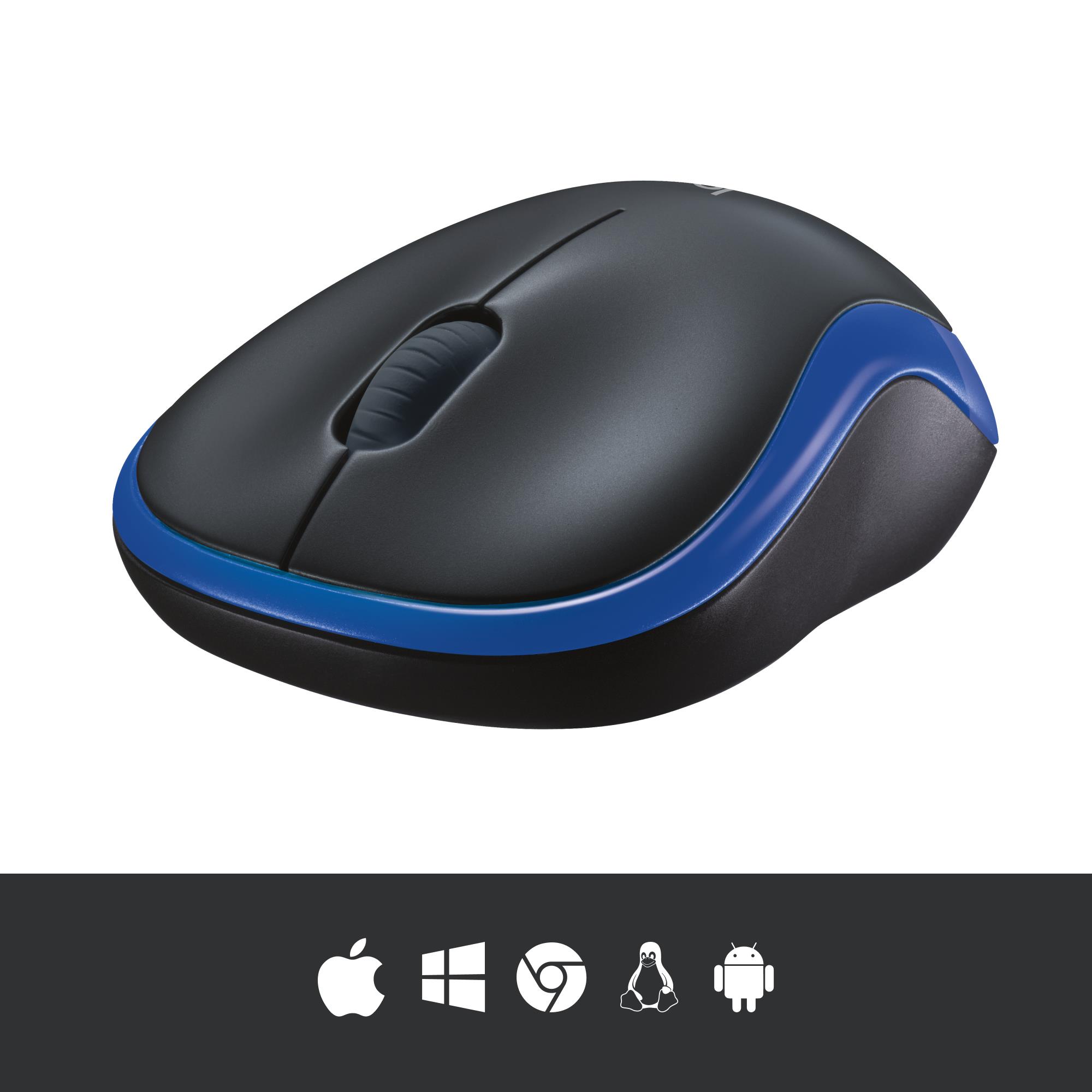 MOUSE USB OPTICAL WRL M185/BLUE 910-002239 LOGITECH - Image 39