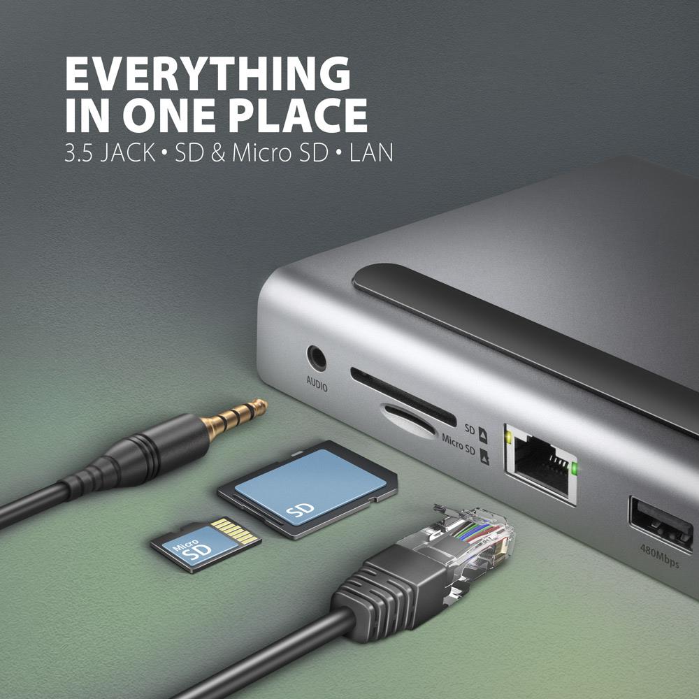 NB ACC DOCKING STATION/11IN1 HMC-4KX3 AXAGON - Image 39