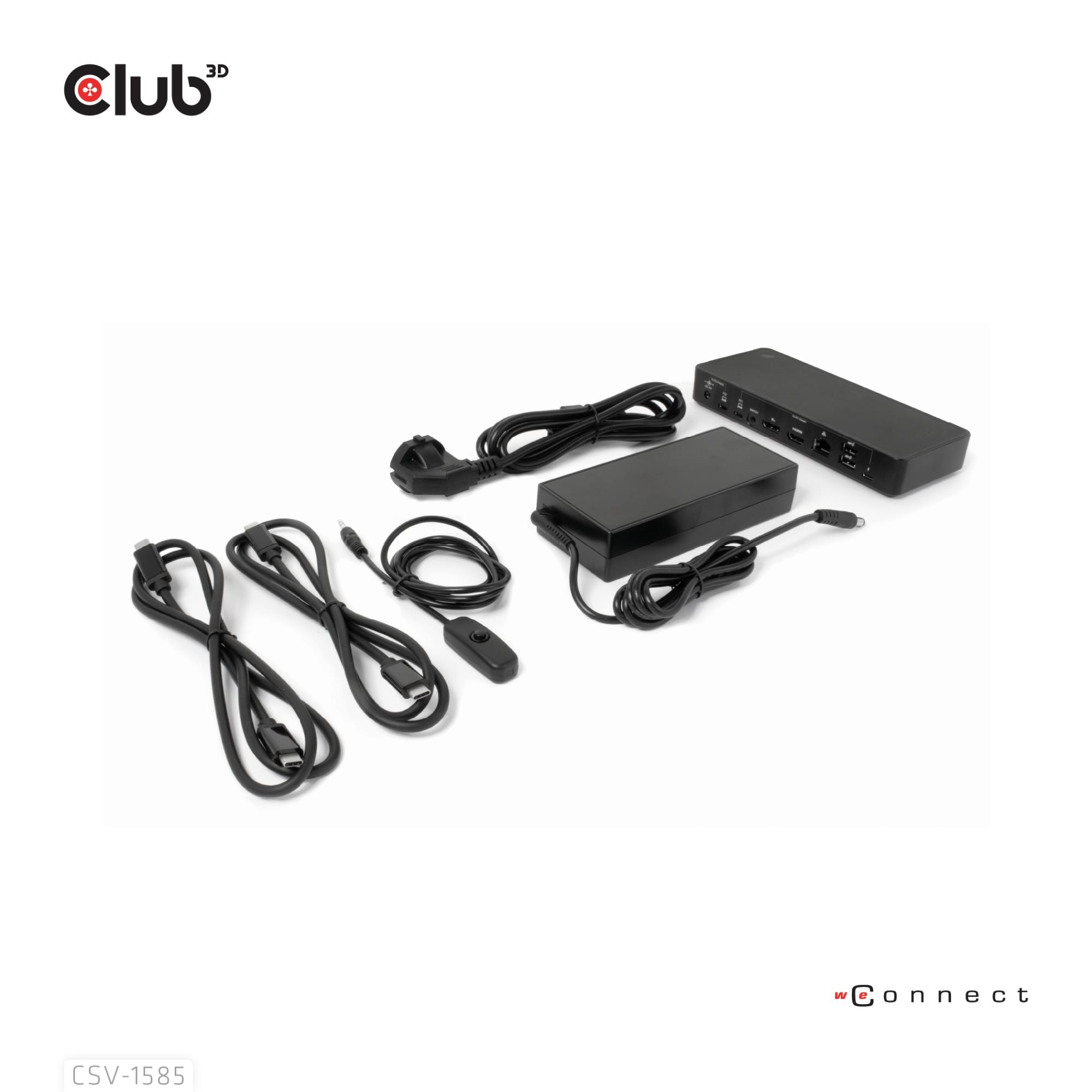 NB ACC DOCKING STATION/USB-C 120W CSV-1585 CLUB3D - Image 11