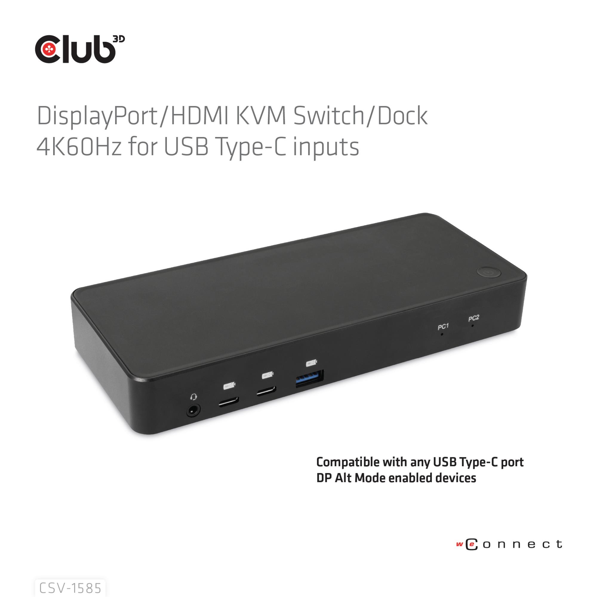 NB ACC DOCKING STATION/USB-C 120W CSV-1585 CLUB3D - Image 6