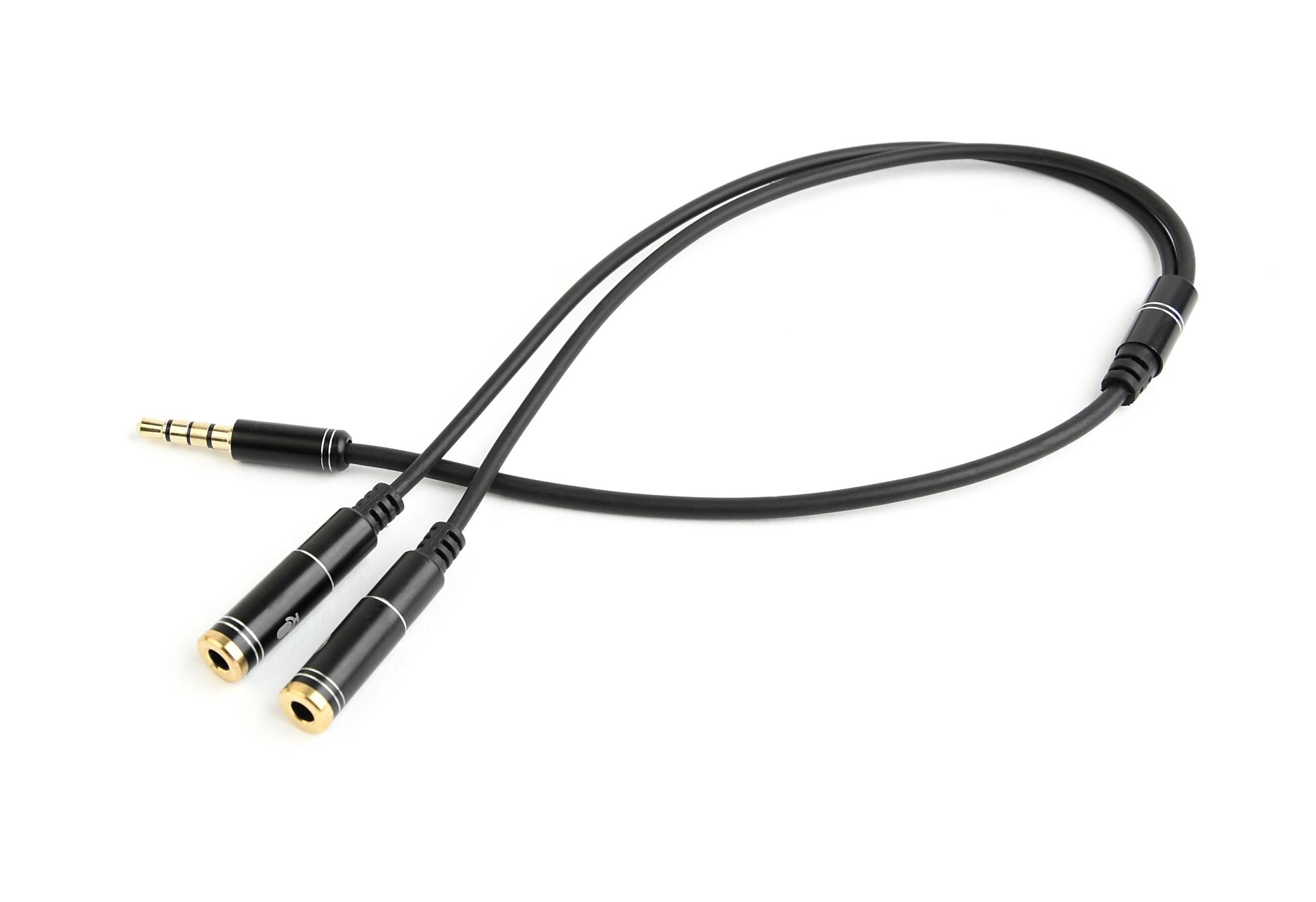 CABLE AUDIO 3.5MM 4-PIN TO/3.5MM S+MIC CCA-417M GEMBIRD - Image 4