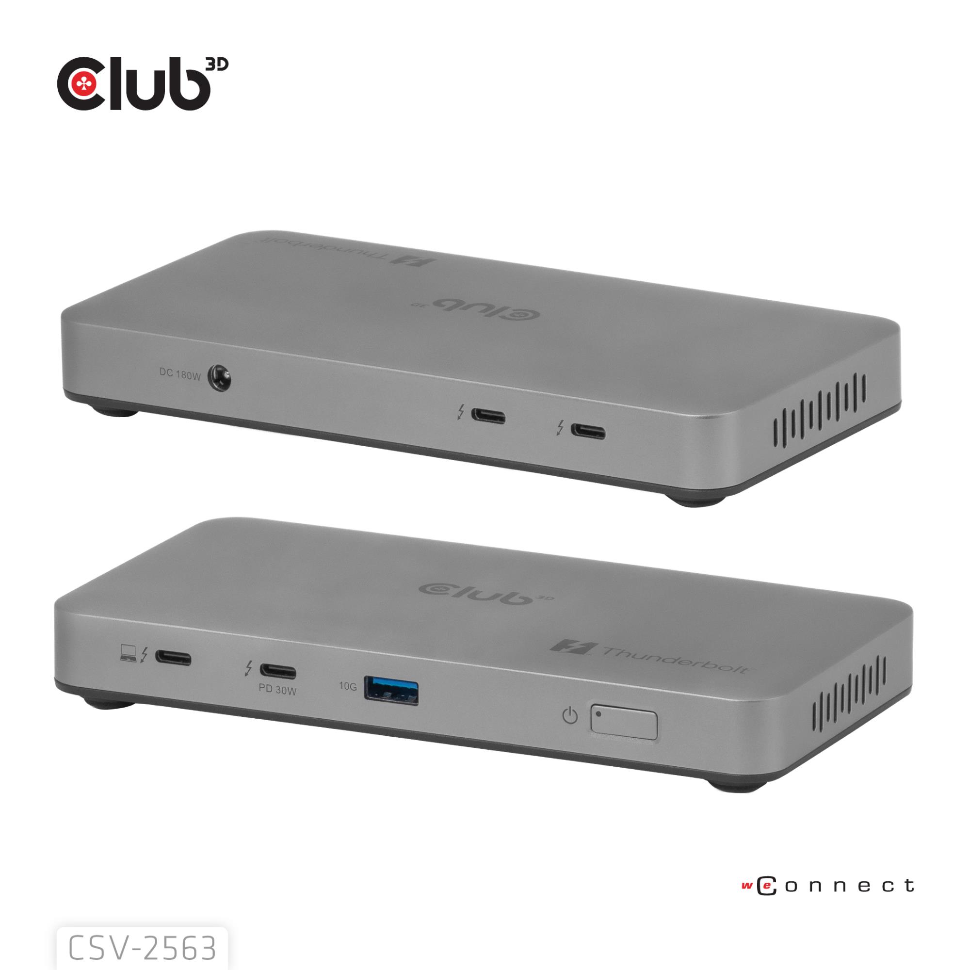 I/O HUB THUNDERBOLT 5IN1/180W CSV-2563 CLUB3D - Image 13