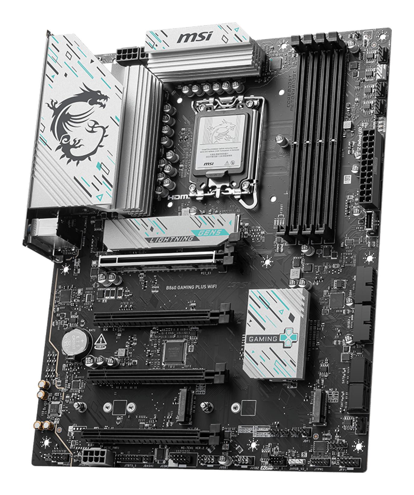 Mainboard MSI Intel B860 Express LGA1851 Memory DDR5 Memory slots 4 B860GAMINGPLUSWIFI - Image 8