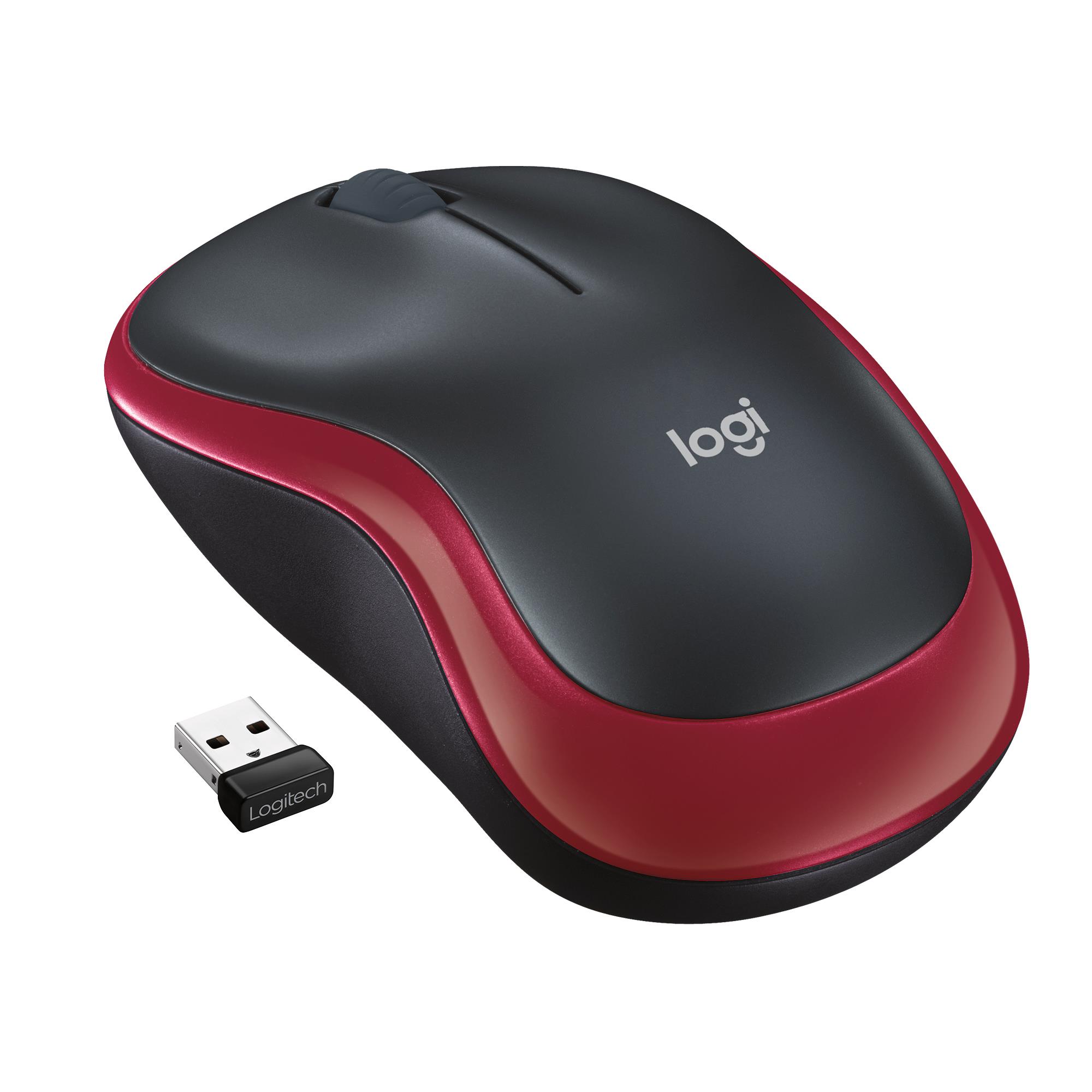 MOUSE USB OPTICAL WRL M185/RED 910-002237 LOGITECH - Image 6