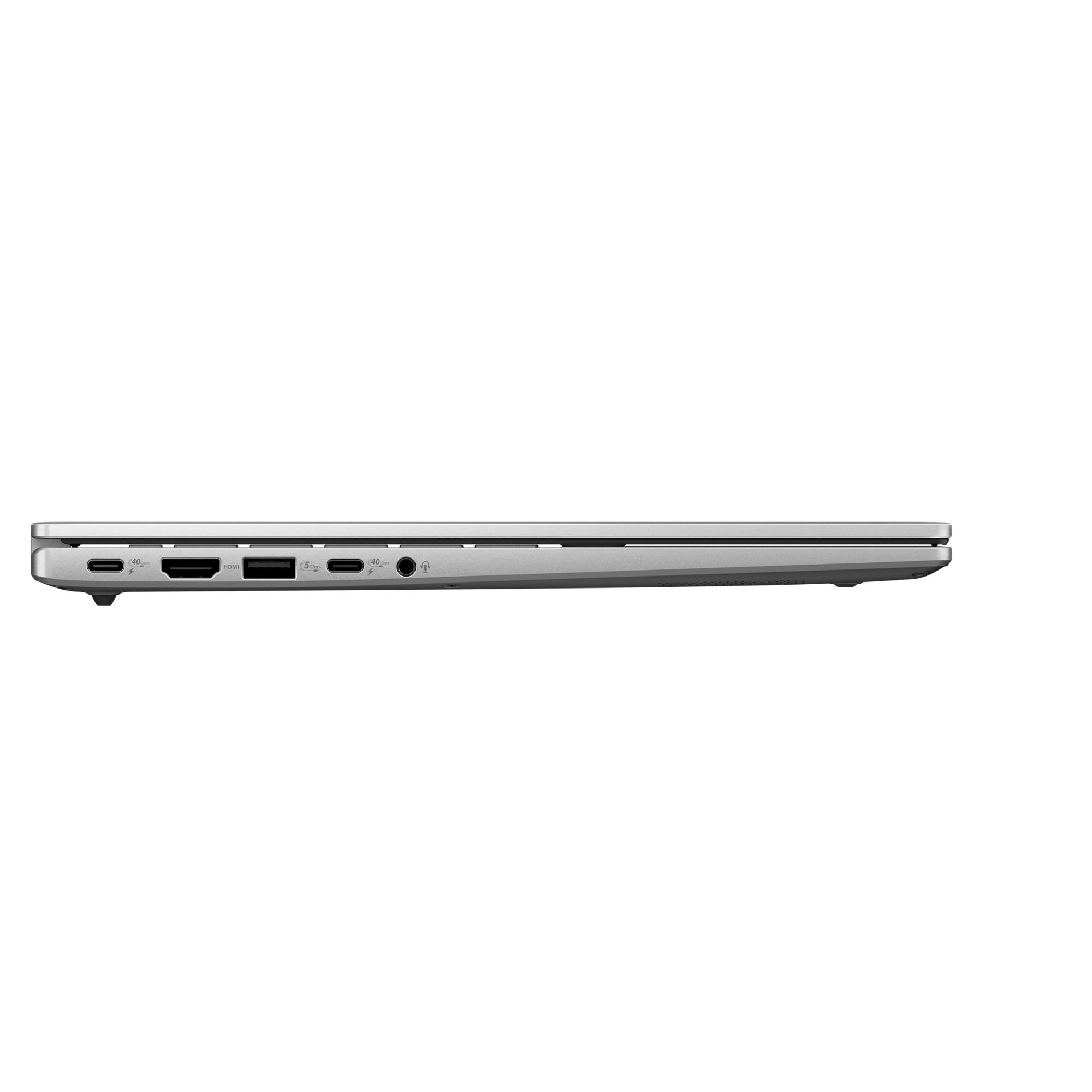 Notebook ASUS VivoBook Series S14 S3407VA-LY076W CPU Intel Core 5 210H 2200 MHz 14" 1920x1200 RAM 16GB DDR5 SSD 512GB Intel UHD Graphics Integrated ENG Windows 11 Home Silver 1.39 kg 90NB1681-M00700 - Image 3