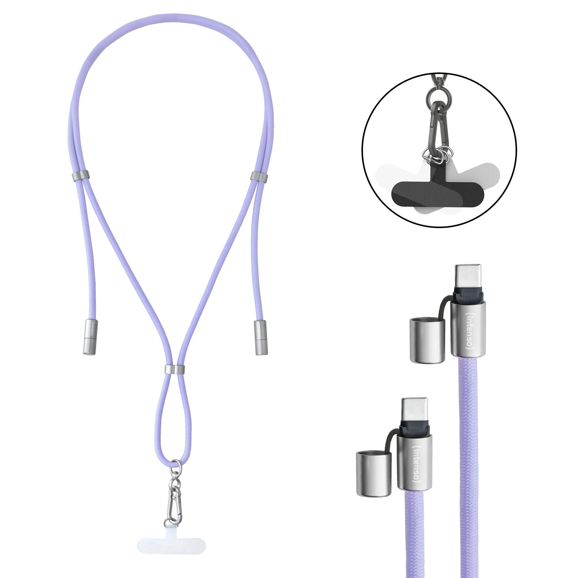 CABLE USB-C TO USB-C 1.65M/LANYARD PURPLE 7991003 INTENSO - Image 36