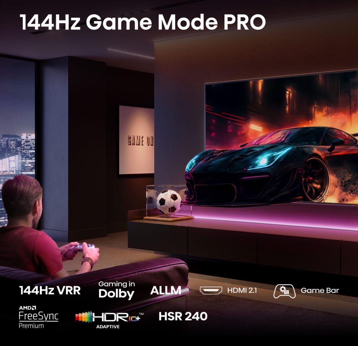 TV Set HISENSE 85 " 4K Ultra HD 3840 x 2160 pixels Flat 16:9 QLED 85E7QPRO - Image 19