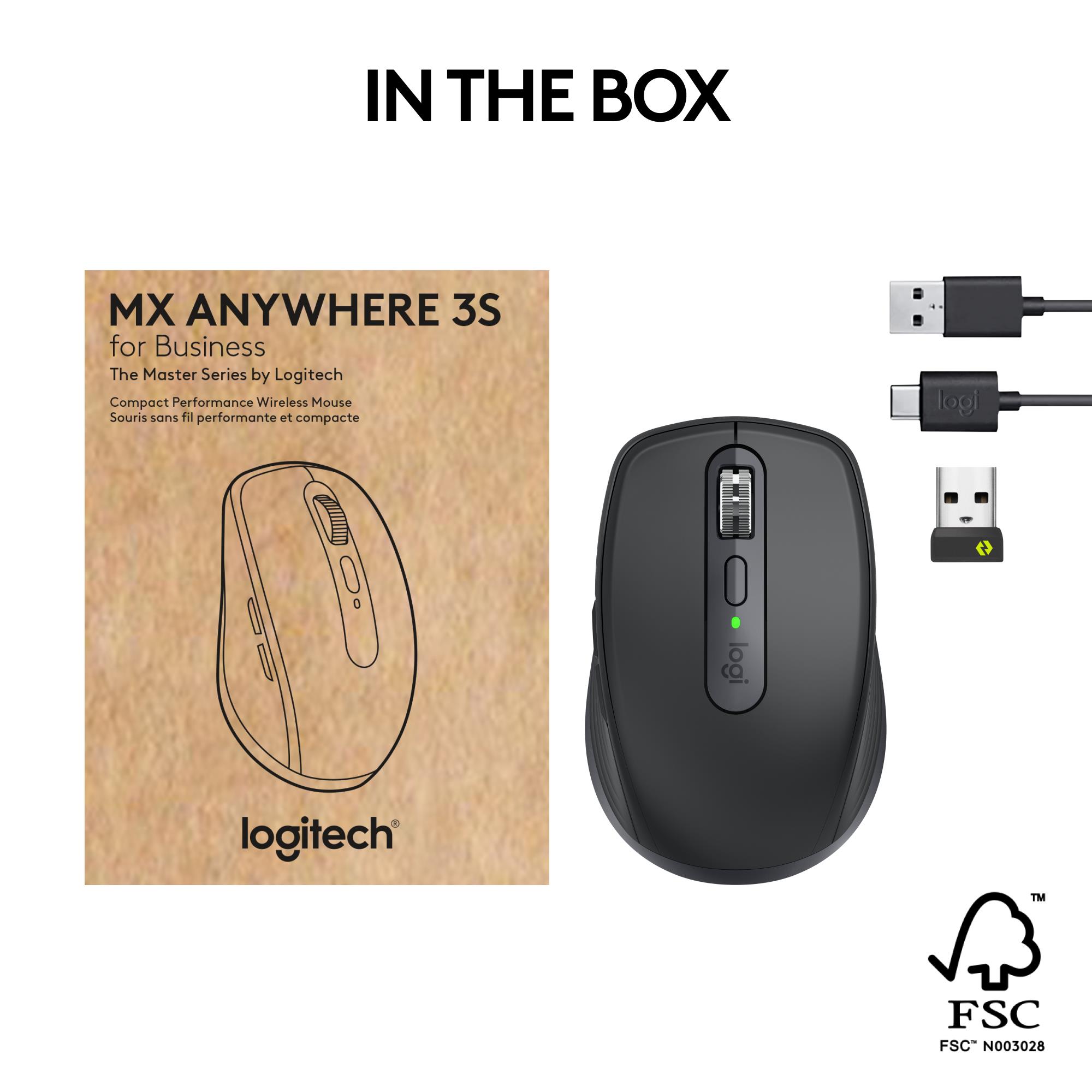 MOUSE USB WRL MX ANYWHERE 3S/GRAPHITE 910-006958 LOGITECH - Image 9