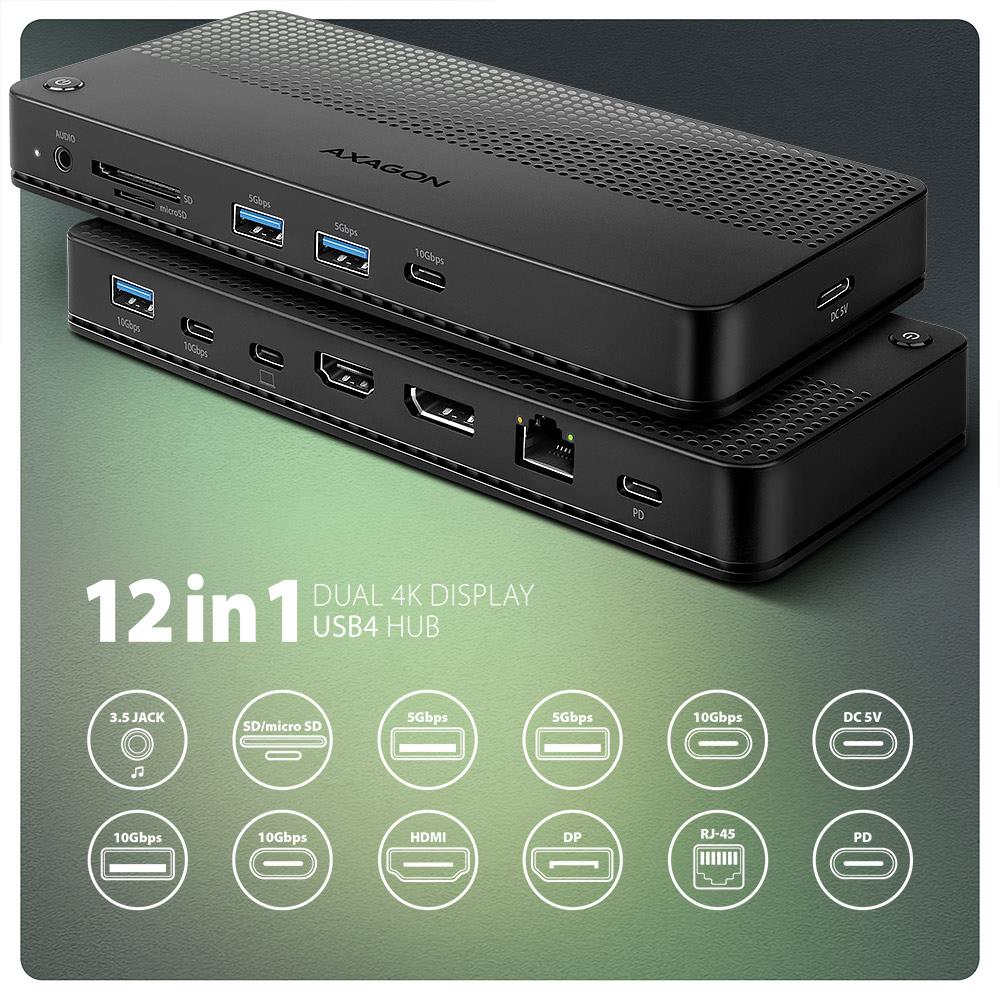 NB ACC DOCKING STATION/12IN1 HMC-U4 AXAGON - Image 25