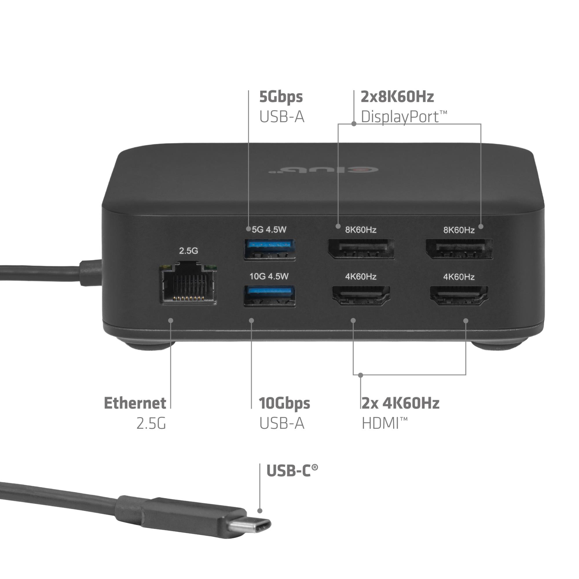 NB ACC DOCKING STATION 12IN1/USB-C 100W CSV-2542 CLUB3D - Image 21
