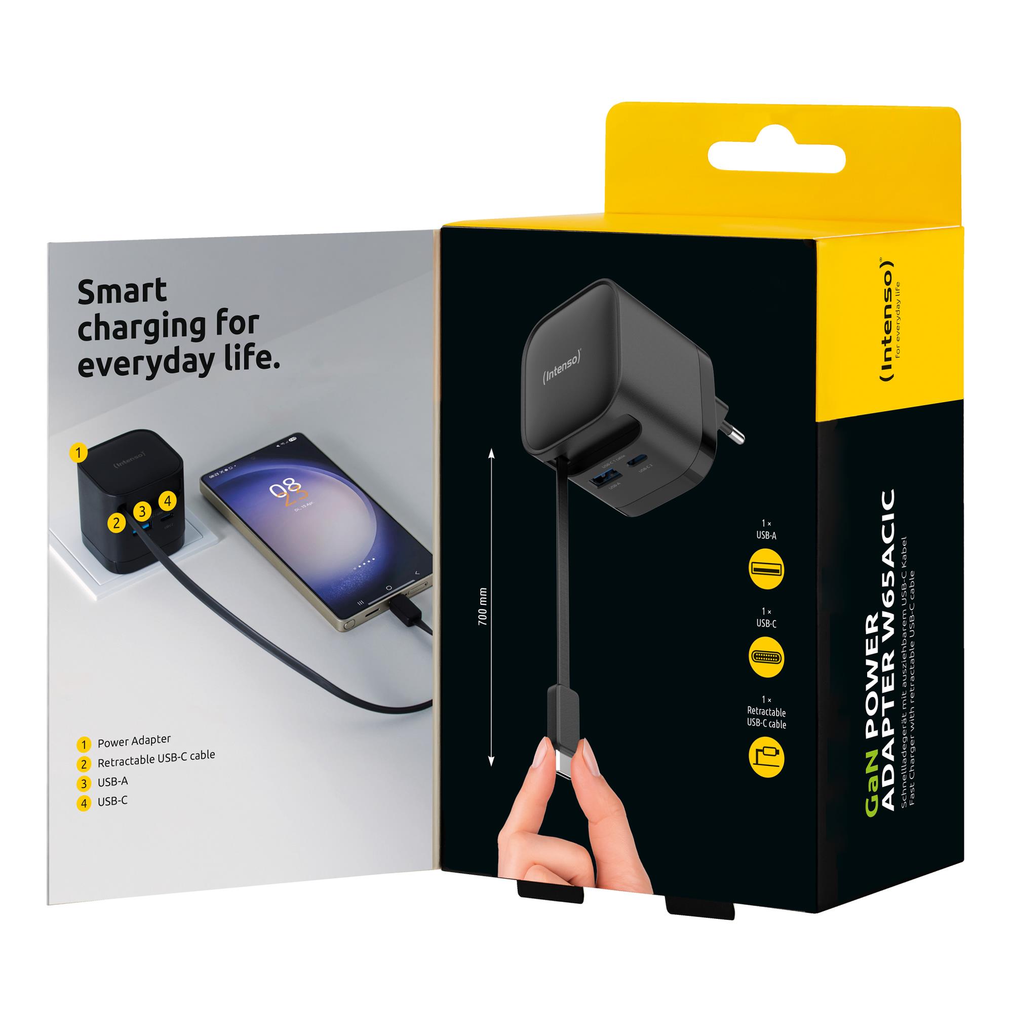 POWER ADAPTER 1XUSB-A/1XUSB-C/BLACK 7806520 INTENSO - Image 43