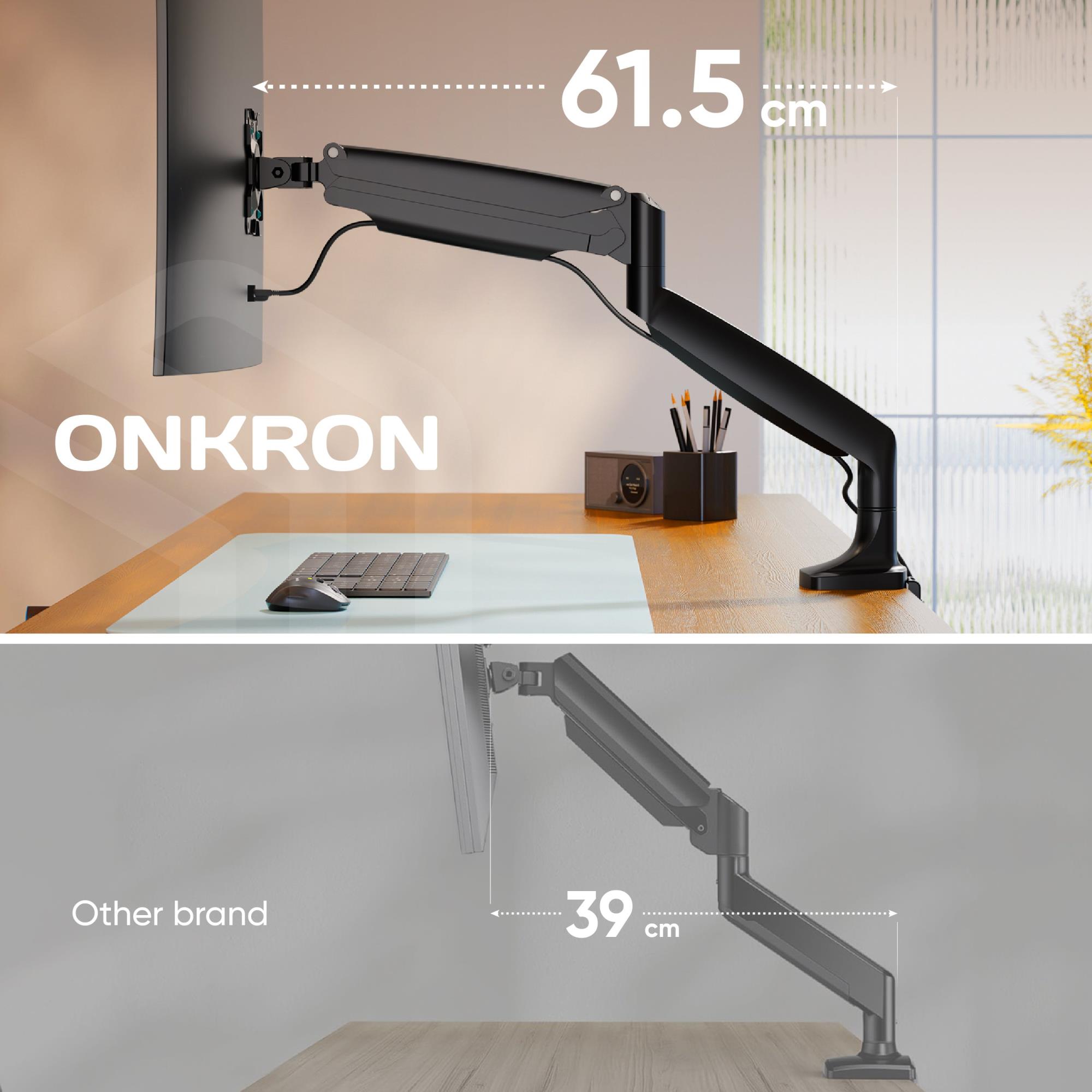 MONITOR ACC DESK MOUNT/17-49" BLACK G100-B ONKRON - Image 7