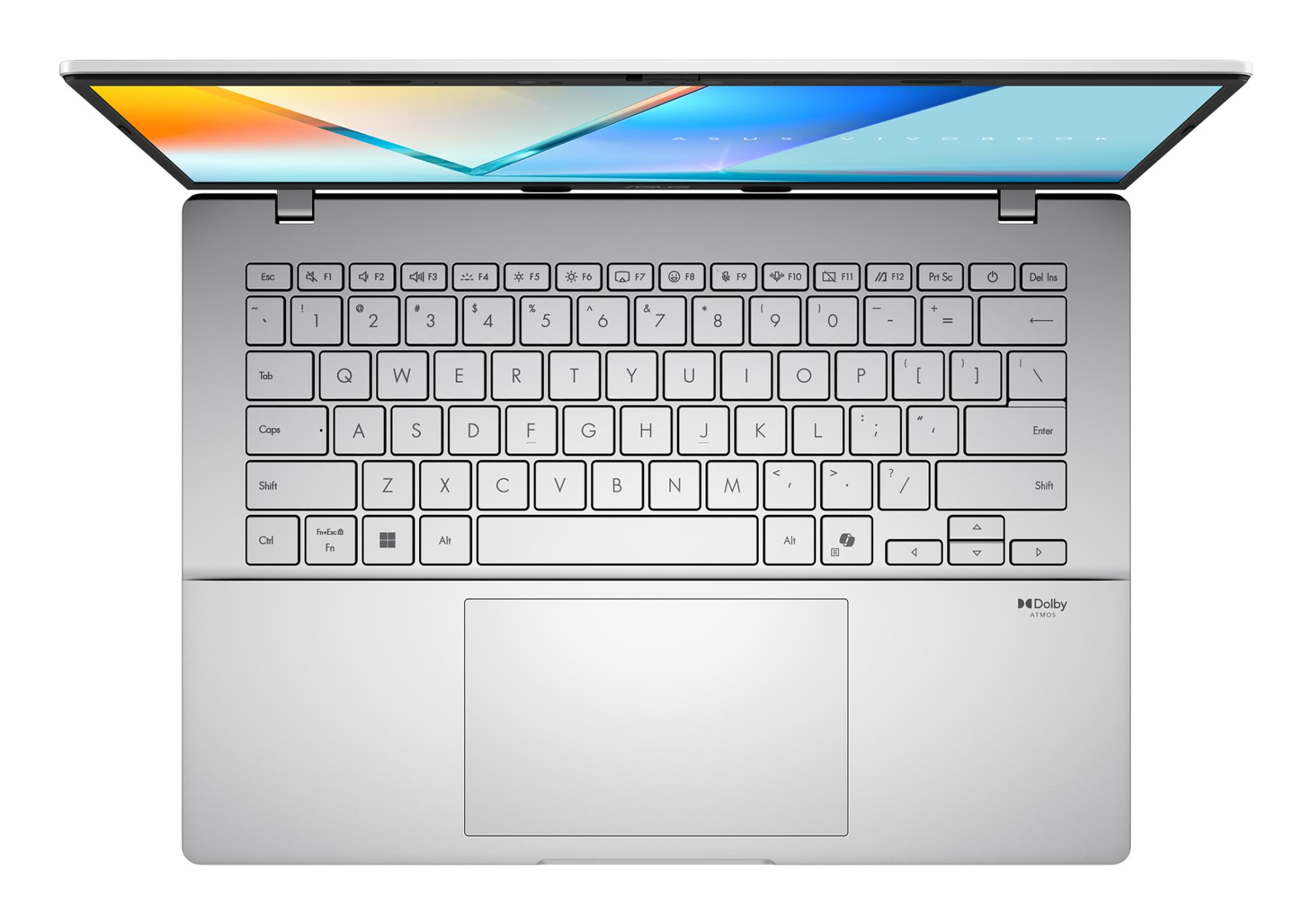 Notebook ASUS VivoBook Series S14 S3407VA-LY076W CPU Intel Core 5 210H 2200 MHz 14" 1920x1200 RAM 16GB DDR5 SSD 512GB Intel UHD Graphics Integrated ENG Windows 11 Home Silver 1.39 kg 90NB1681-M00700 - Image 10