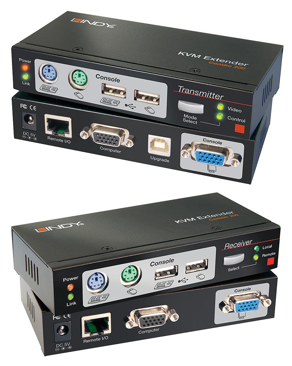 I/O KVM EXTENDER PS/2&USB 300M/39378 LINDY - Image 2