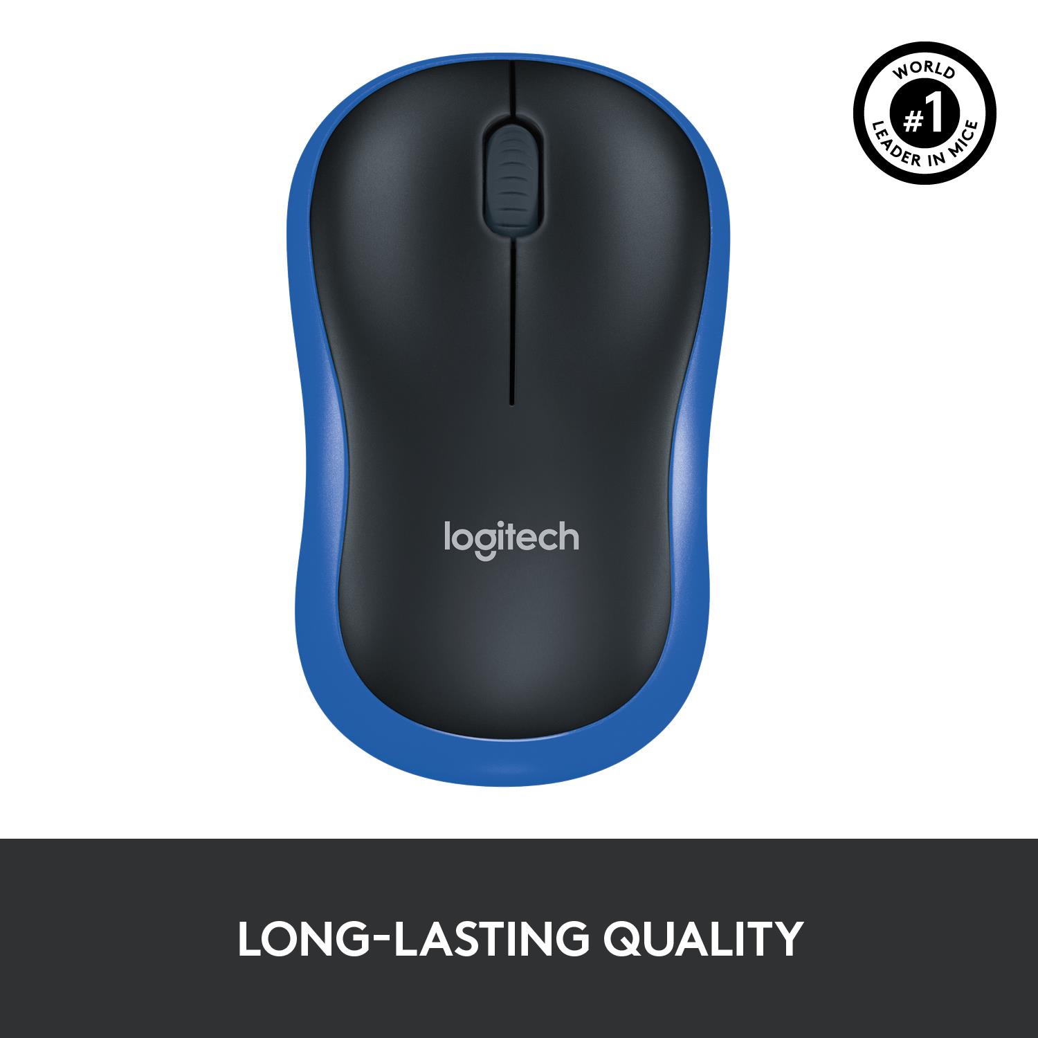 MOUSE USB OPTICAL WRL M185/BLUE 910-002239 LOGITECH - Image 37