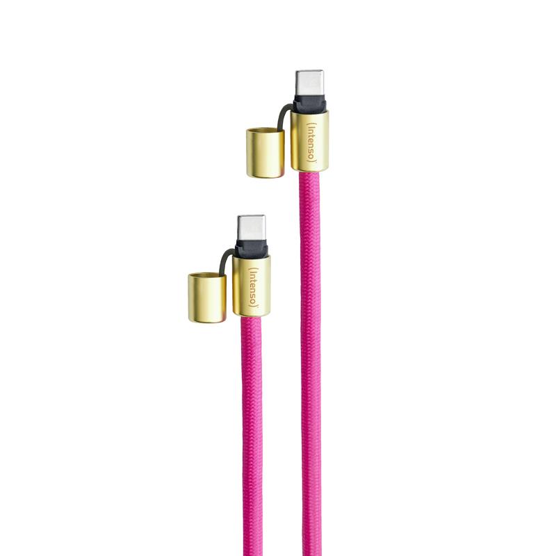 CABLE USB-C TO USB-C 1.65M/LANYARD PINK 7991004 INTENSO - Image 41