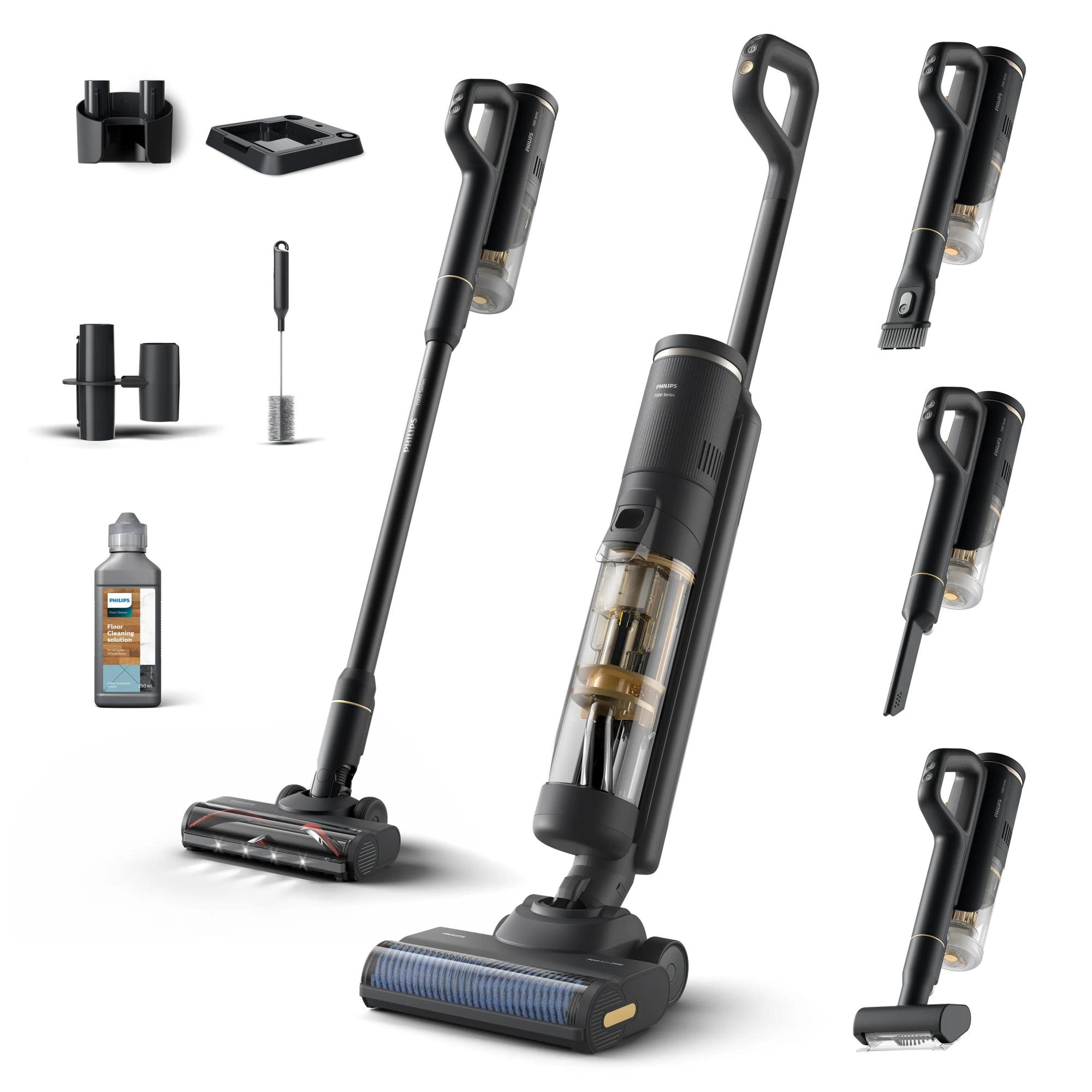Vacuum Cleaner PHILIPS XW7264/11 Dry&wet 3-in-1 stick vacuum Black Bagless Battery 4.5 kg XW7264/11